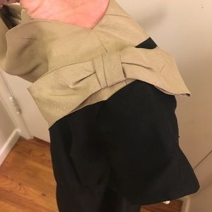 HOLD Vintage Late 1950’s Cute Black & Beige Dress